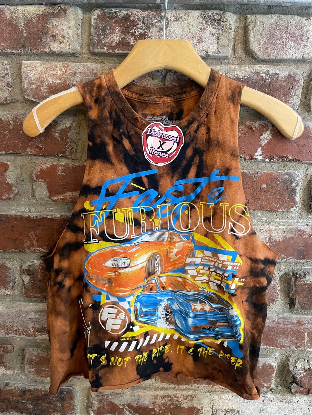 Fast and Furious Distressed Muscle Tee